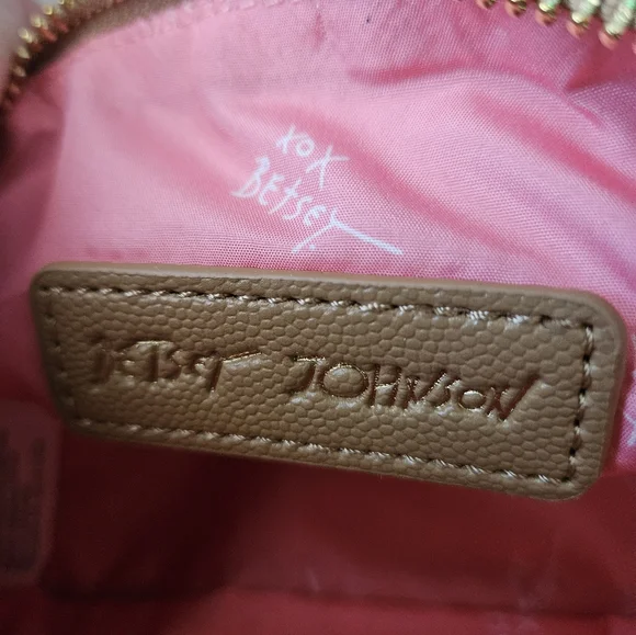 Betsey Johnson xotoss Game Day Football-Shaped Crossbody Bag w /Hangtags Nwt - Picture 9 of 14